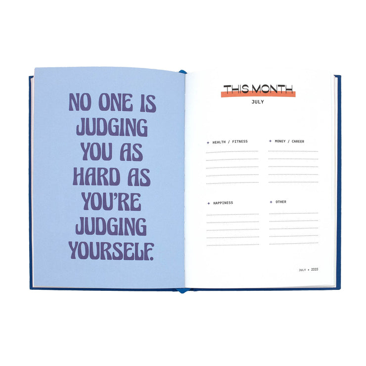 A5 2023 Diary - Weekly View BLUE