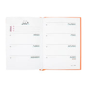 A5 2023 Diary - Weekly View ORANGE